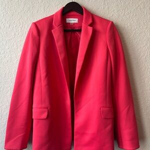 Calvin Klein Women's Vibrant Pink Blazer